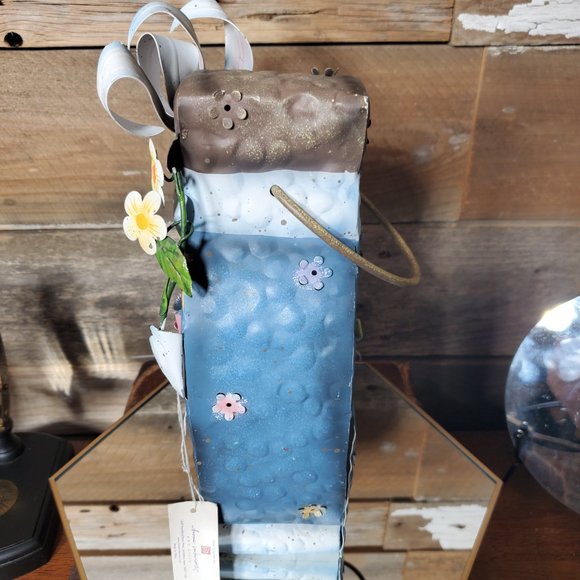 Home Interiors Bunny Couple Tin Lantern-Easter-FarmerBunny-Spring Bunny - Picture 5 of 11